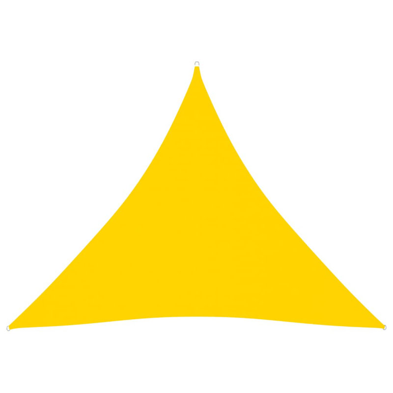 Adsett 4.5m x 4.5m x 4.5m Triangular Shade Sail, Yellow
