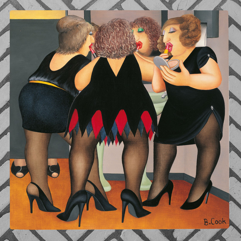 BERYL COOK Traditional Entertainment Wall Decor on Ceramic
