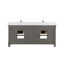 Ensemble de meuble-lavabo double 72 po Villareal-568484190