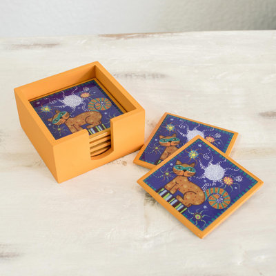 Ordella Square 6 Piece Coaster Set