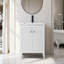 Ensemble de meuble-lavabo sur pied lavabo simple 24 po avec plateau en céramique blanche-105208976-105208965-119711649