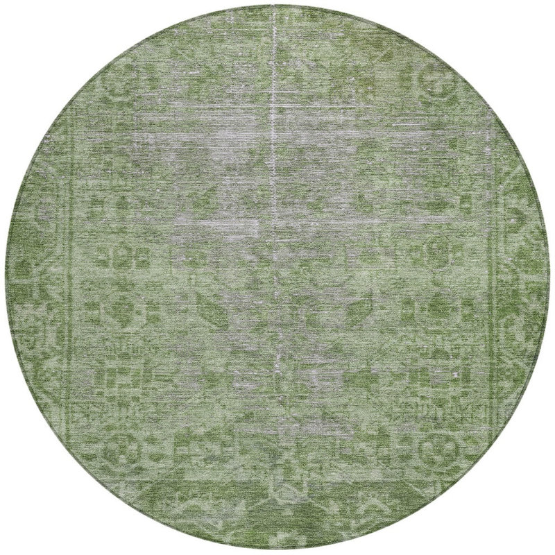 Tapis rond rond 8 po