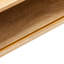 Table basse de 40,51 po, pieds en bois massif, attrait naturel pour le rangement intérieur de la porte coulissante du salon-492131224
