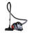 OVENTE Bagless Canister Vacuum Cleaner with Powerful Multi-Surface Suction, Telescoping Wand and Automatic Cord Rewind, Lightweight Corded Cleaning Machine for Hard Floors and Carpets, Black ST2000