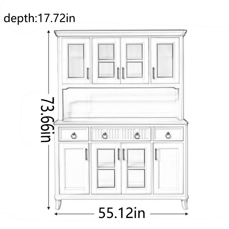Solid wood advanced simple locker, Brown/White