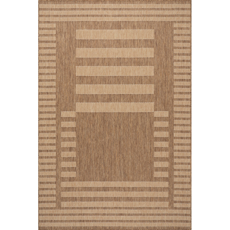 Anilah Striped Indoor/Outdoor Area Rug, Rectangle 4' x 6'