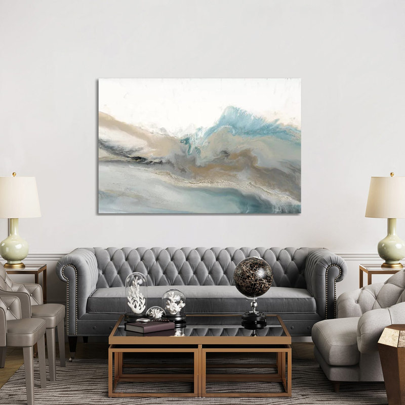 Coastline Whisper by Blakely Bering - Wrapped Canvas Painting, 152.5 cm H x 101.5 cm W