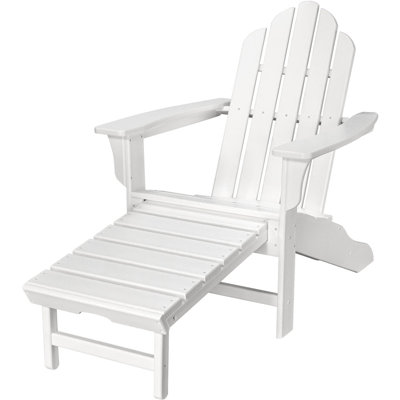 Alprentice All-Weather Contoured Plastic Adirondack Chair