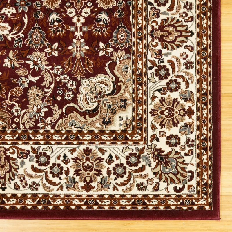 Tapis oriental floral Majestic, Rectangle 5 pi 3 po x 7 pi 5 po