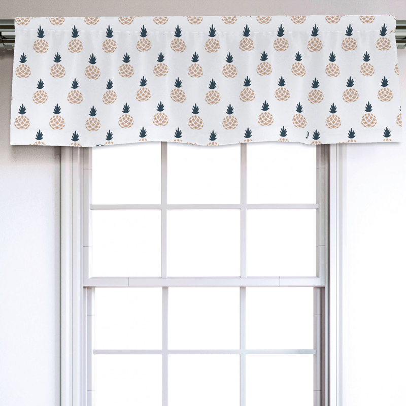 Sateen Ruffled Window Valance