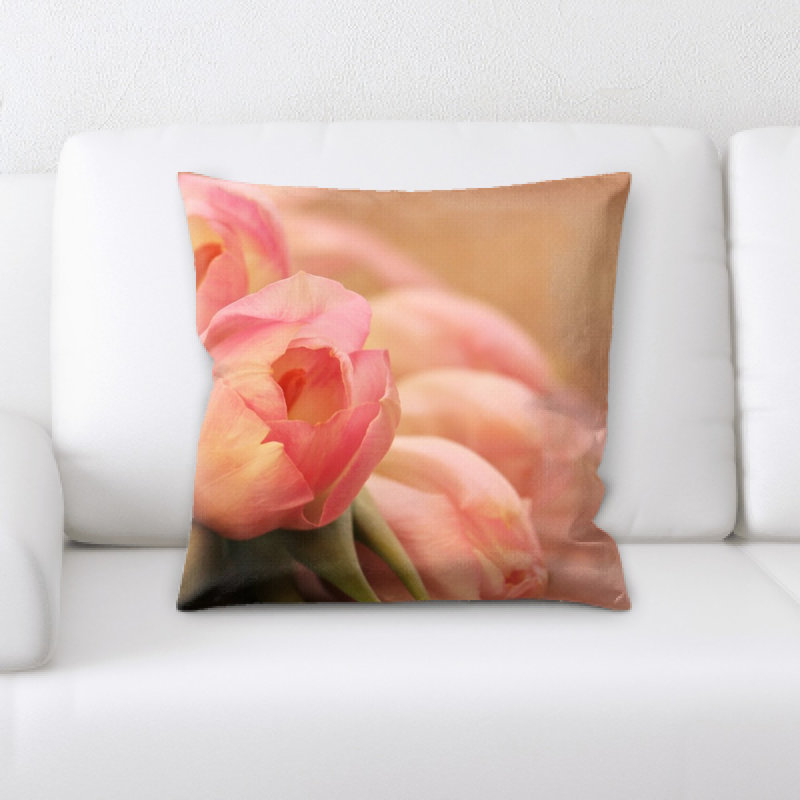Coussin de tulipes