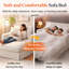 Causeuse en chenille rembourrée, canapé-lit, design américain-376835284