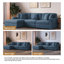3 Seater Corduroy Corner Sofa -2244551