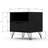 Rockefeller 20" Nightstand in Black (1-Drawer)-1904806462