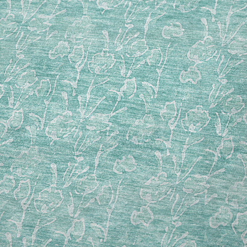 Jeté floral Sherpa ASB691 Addison, Sarcelle