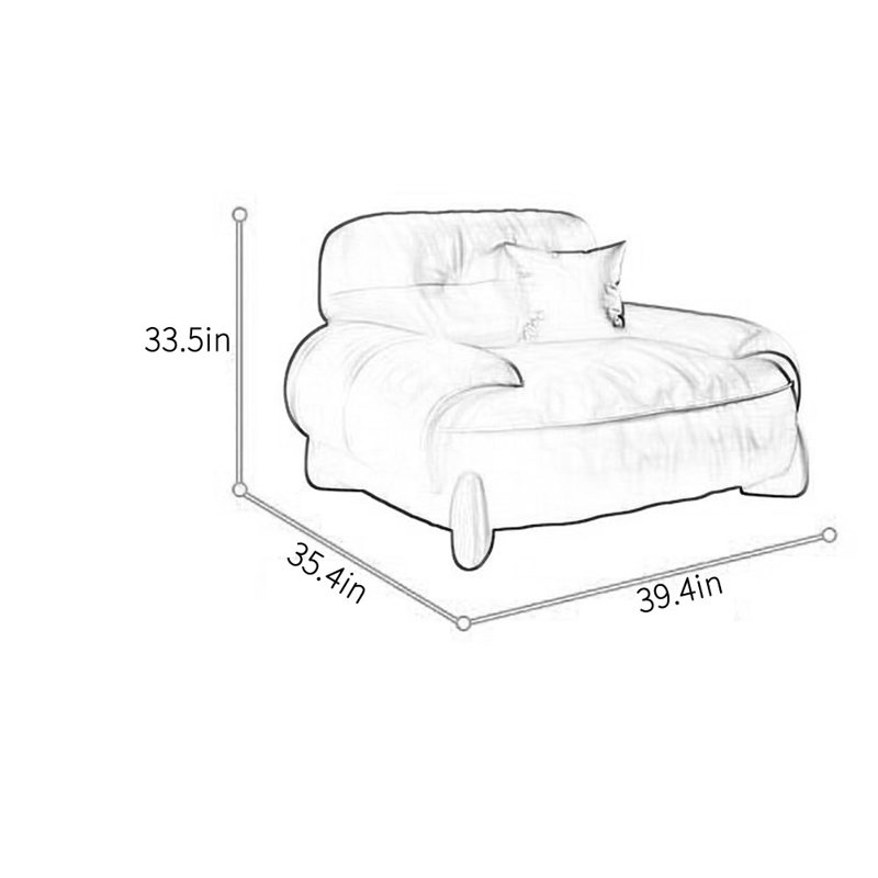 Modern simple leisure creative office sofa