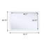Commode miroir blanc