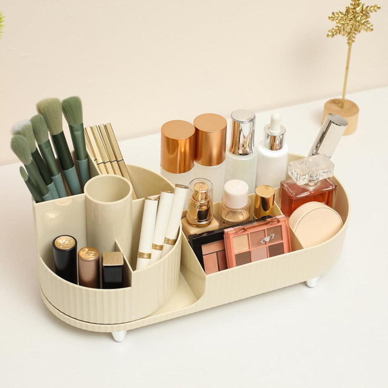 Organisateur de maquillage en plastique Zackarie, Crème