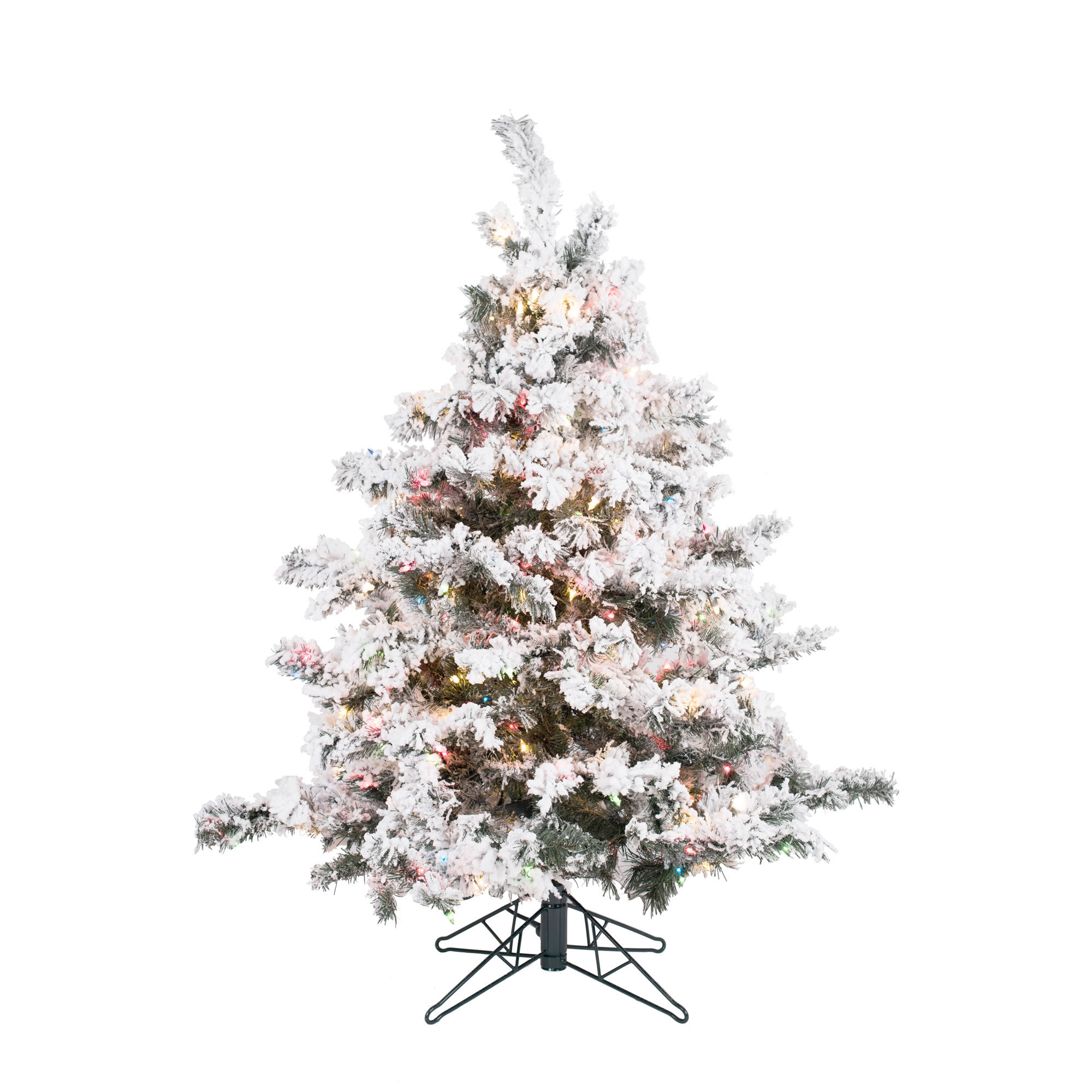 Pfeiffer Flocked Artificial Christmas Tree, 4.5' H