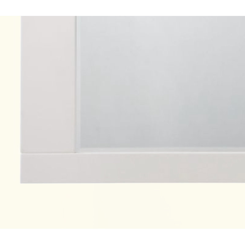 White High Gloss Finish Mirror