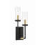 17 Storeys Hillstone Sand Coal & Soft Brass Wall Sconce