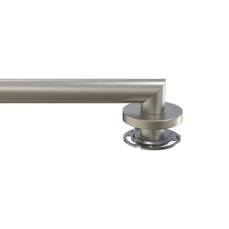 Architectural Designer Grab Bar, 3.5" H x 24" W x 1.25" D, Brushed Nickel
