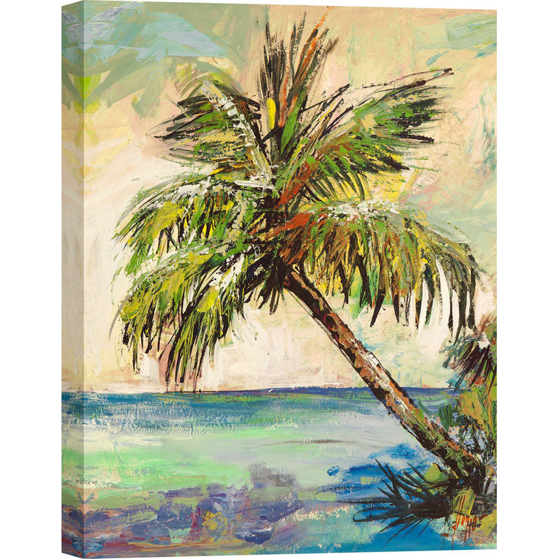 Palm Trees In The Sun II by Luigi Florio - Wrapped Canvas Print, 100cm H x 70cm W x 4cm D