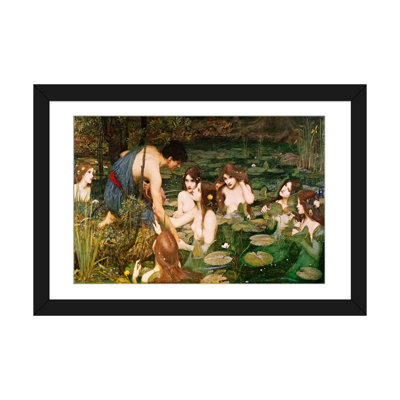 Hylas et les nymphes, reproduction d'art sur toile