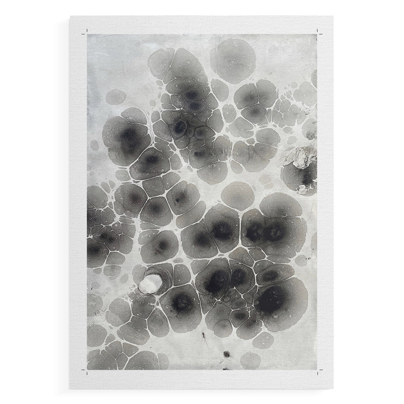 Marbrage - impression sur toile seulement - non encadrée, H 18 po x l 12 po