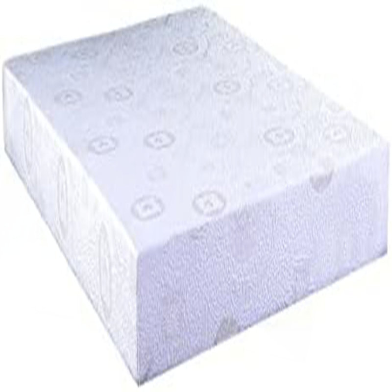 Collection Herbal Fusion, matelas en mousse viscoélastique infusée de thé vert, taille grand, blanc., 10", Grand lit