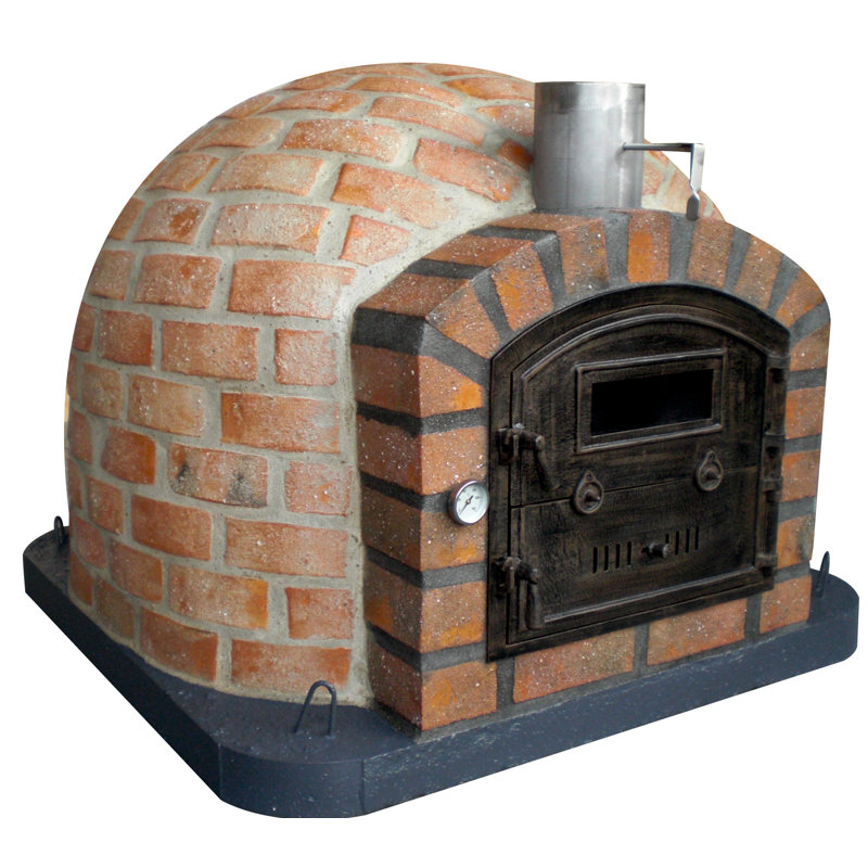 Rustic Brick Stone Wood-Fired Outdoor Pizza Oven