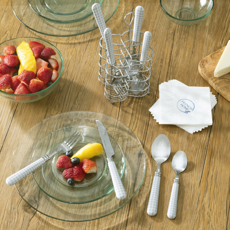 Grid 16 Piece Flatware Set, Service for 4
