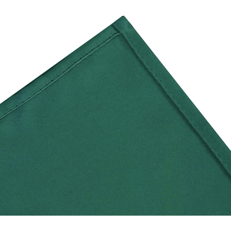 Paire de rideaux en polyester, Vert, L 52 po x L 84 po