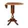 Pattie Extendable Drop Leaf Rubberwood Solid Wood Pedestal Dining Table