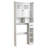 White Toilet Cabinet Rack
