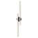 Erika 2-Light 91cm Black LED Semi Flush Mount Ceiling Light 