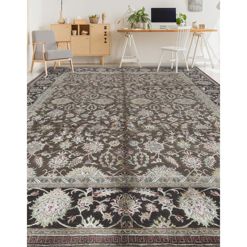 Dharma Oriental Area Rug in Camel/Brown
