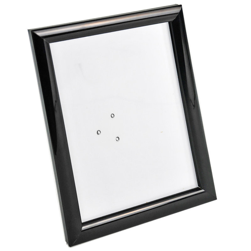 Black Plastic Countertop Snap Frame for 8.5" x 11" Posters