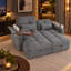 Canapé-lit modulaire en chenille de 66,3 po de large Talvessane-1810382790