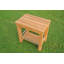 Macedo Outdoor Teak Side Table-1365083855