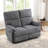 Nikula Latitude Run Nikula 52.76"Wide Upholsterd Manual Reclining Loveseat Sofa- 2-Seater, Comfortable & Space-Saving Design