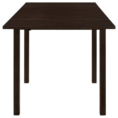 Cappuccino Dining Table with Drop Extension Leaf