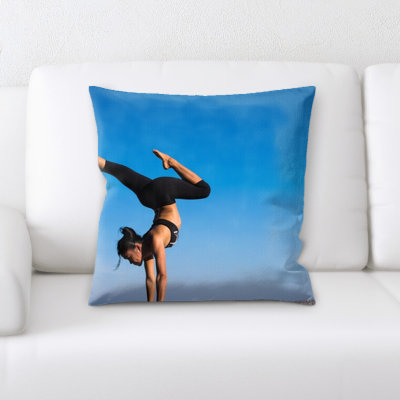 Microsuede Reversible Throw Pillow