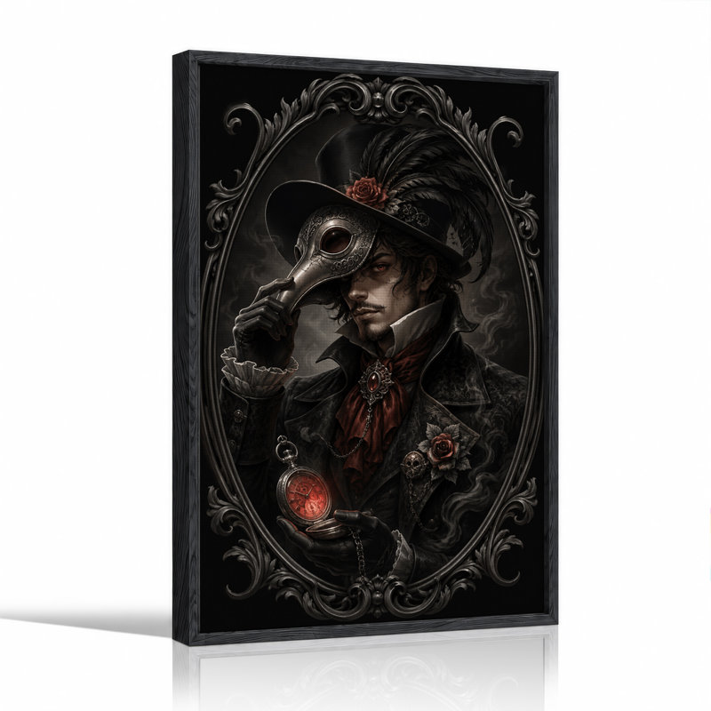 Art mural sur toile Steampunk, 48"H x 36"W