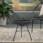 Table d'appoint moderne en verre trempé Ankita - Décoration extérieure élégante
