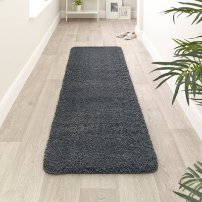 Solid Colour Machine Tufted Area Rug