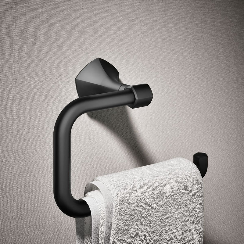 Occasion Towel Ring, Matte Black