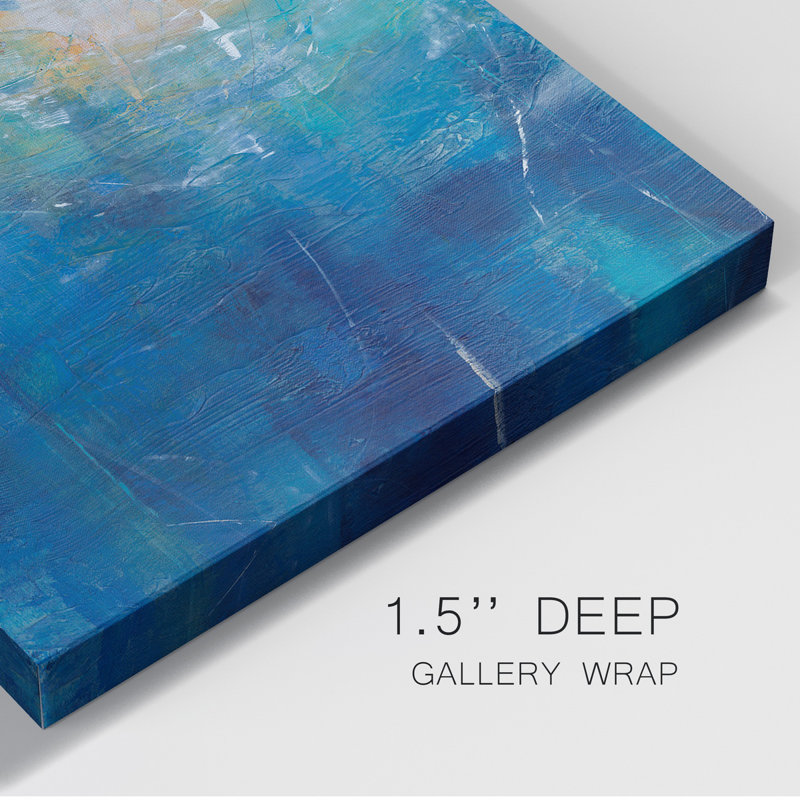Blue Grotto I Premium Gallery Wrapped Canvas - Ready To Hang, 24" H x 36" W x 1" D