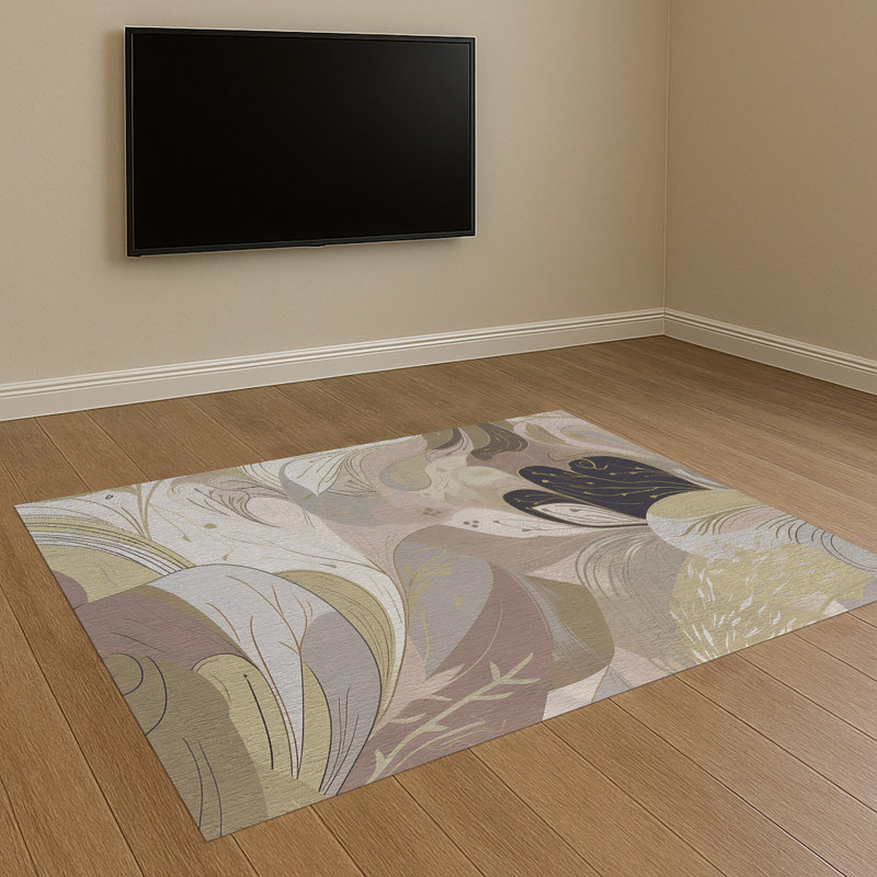 Abstract Area Rug, Runner 70 x 140 cm