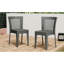 Gris empilable 2 - chaises élégantes pour la détente en plein air-28163124